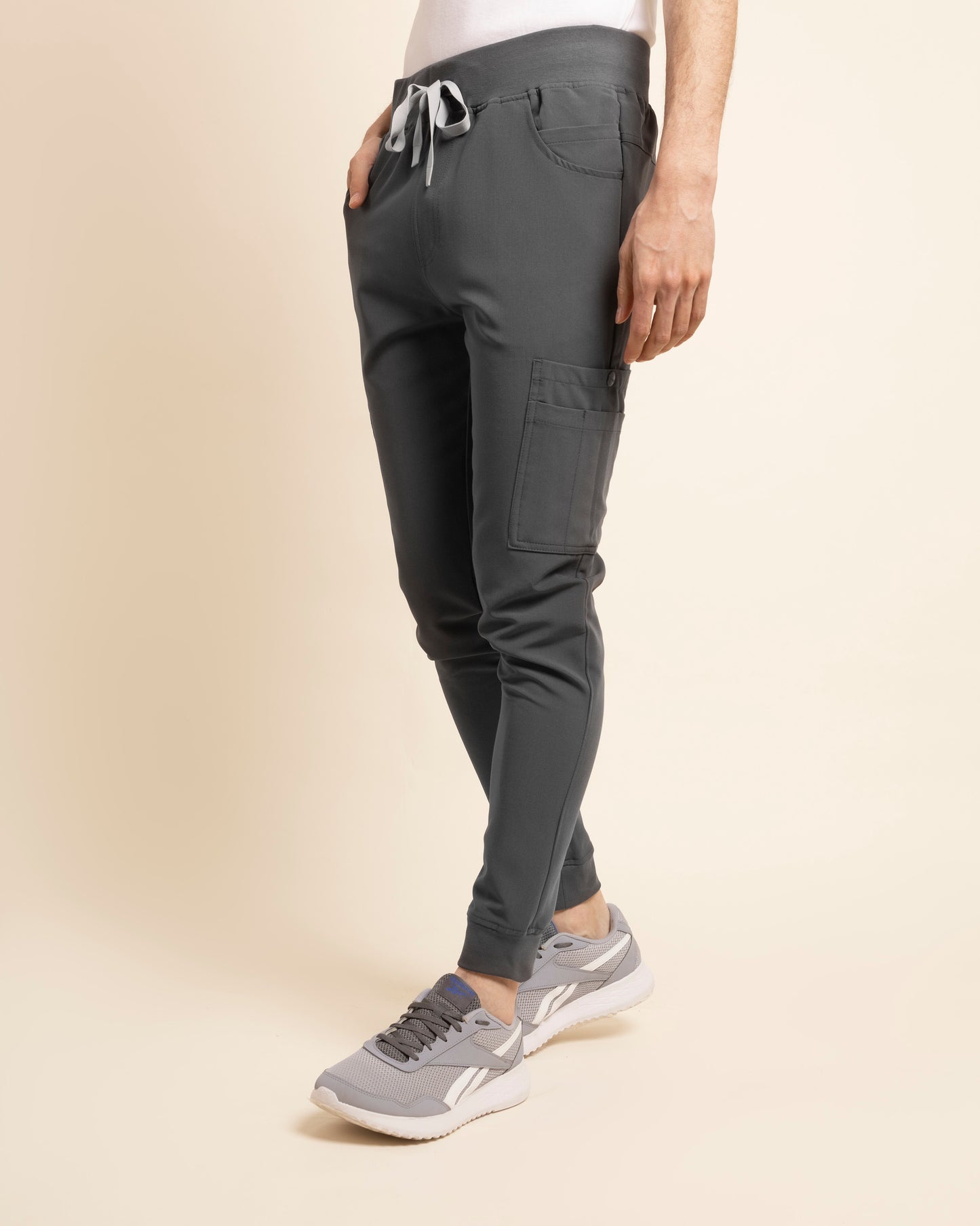 JOGGER HOMBRE ACTIVE GRIS