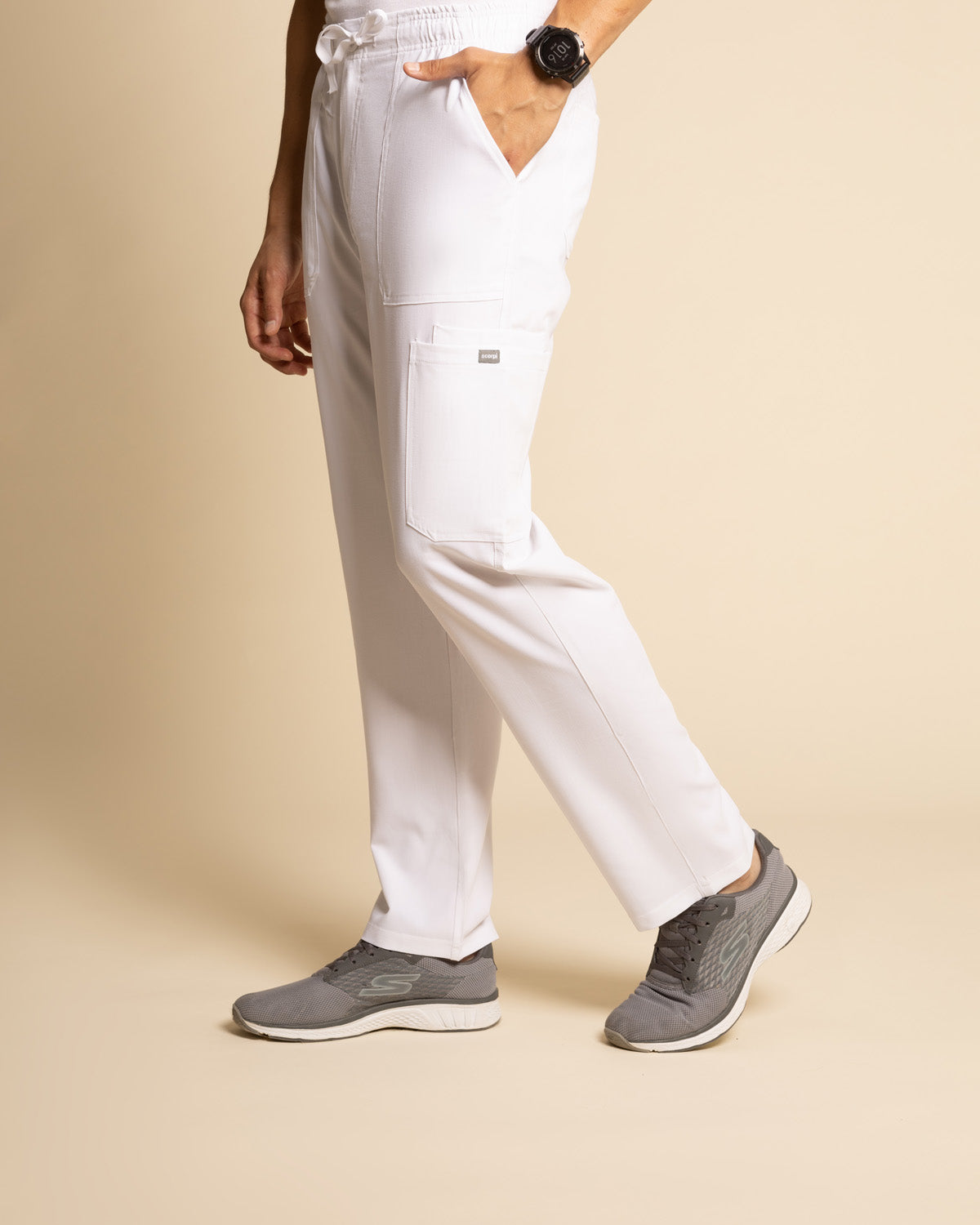 PANTALÓN HOMBRE COMFORT BLANCO