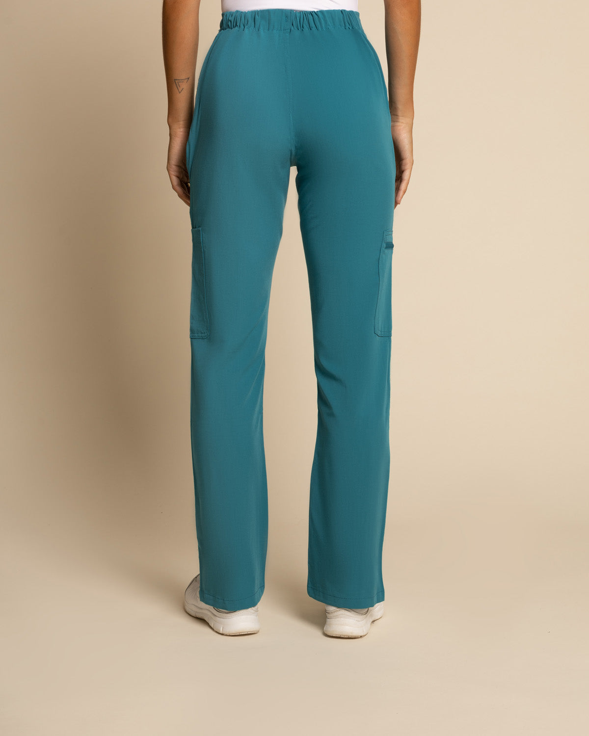 PANTALÓN MUJER COMFORT TEAL BLUE