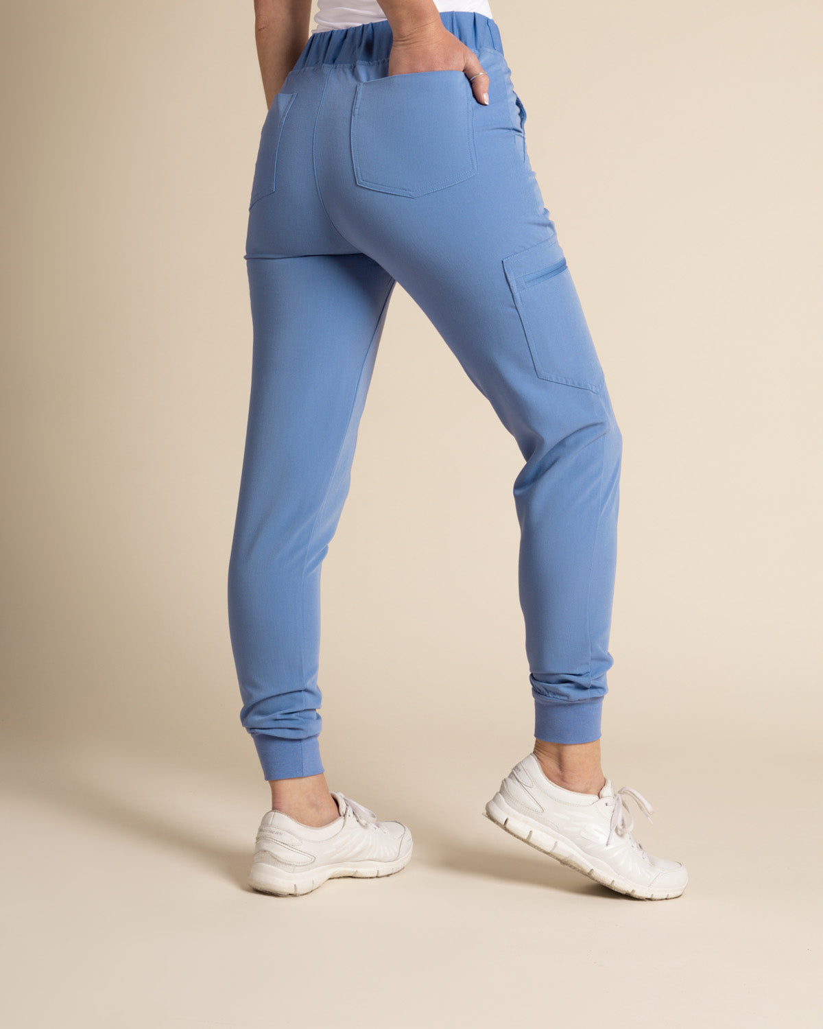 PANTALON JOGGER MUJER CELESTE