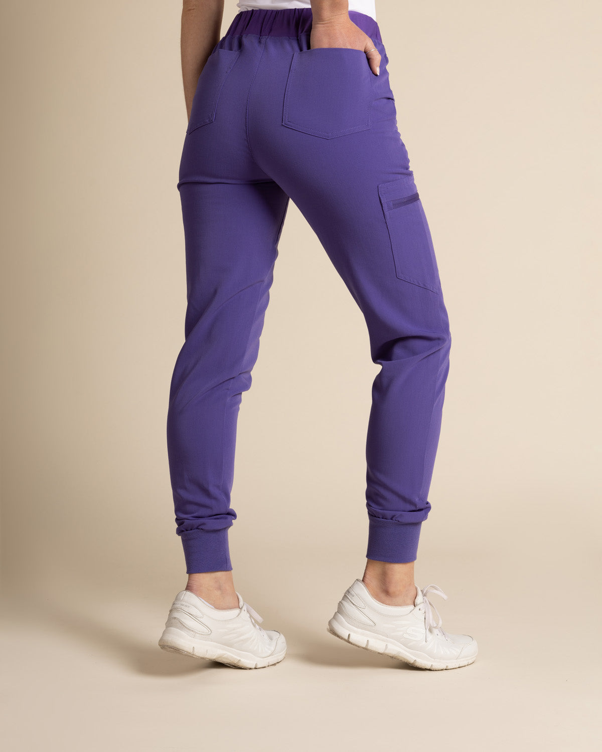 PANTALON JOGGER MUJER MORADO