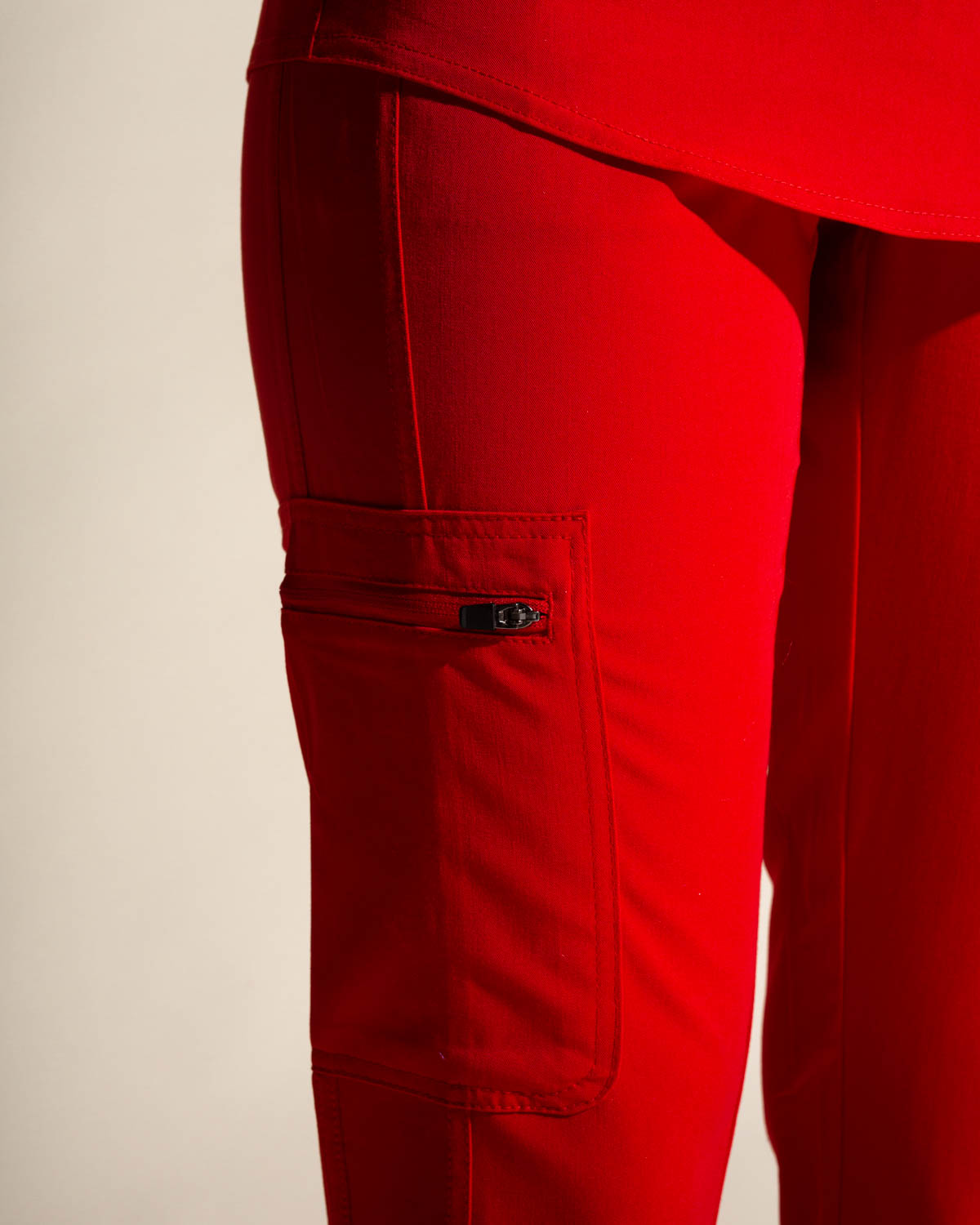 PANTALÓN MUJER COMFORT ROJO