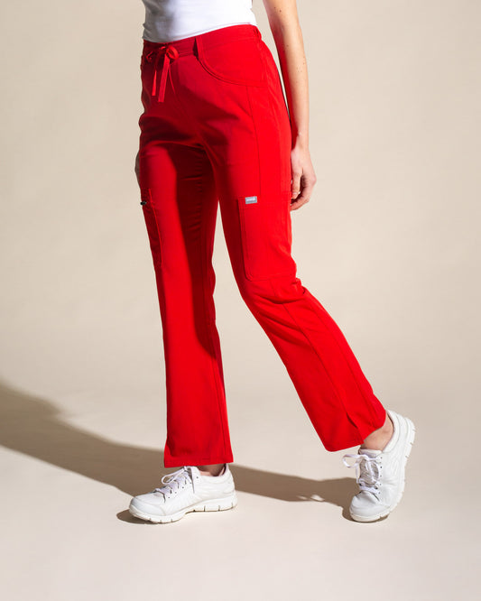 PANTALÓN MUJER COMFORT ROJO