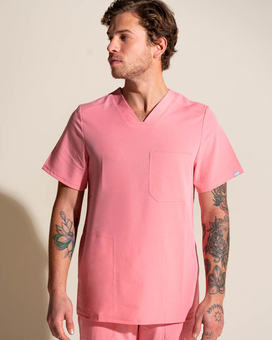 TOP HOMBRE COMFORT CORAL