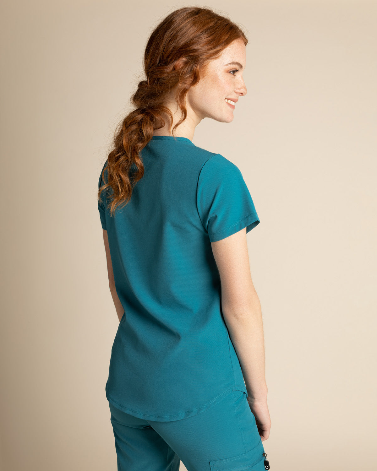 TOP MUJER WONDER TEAL BLUE