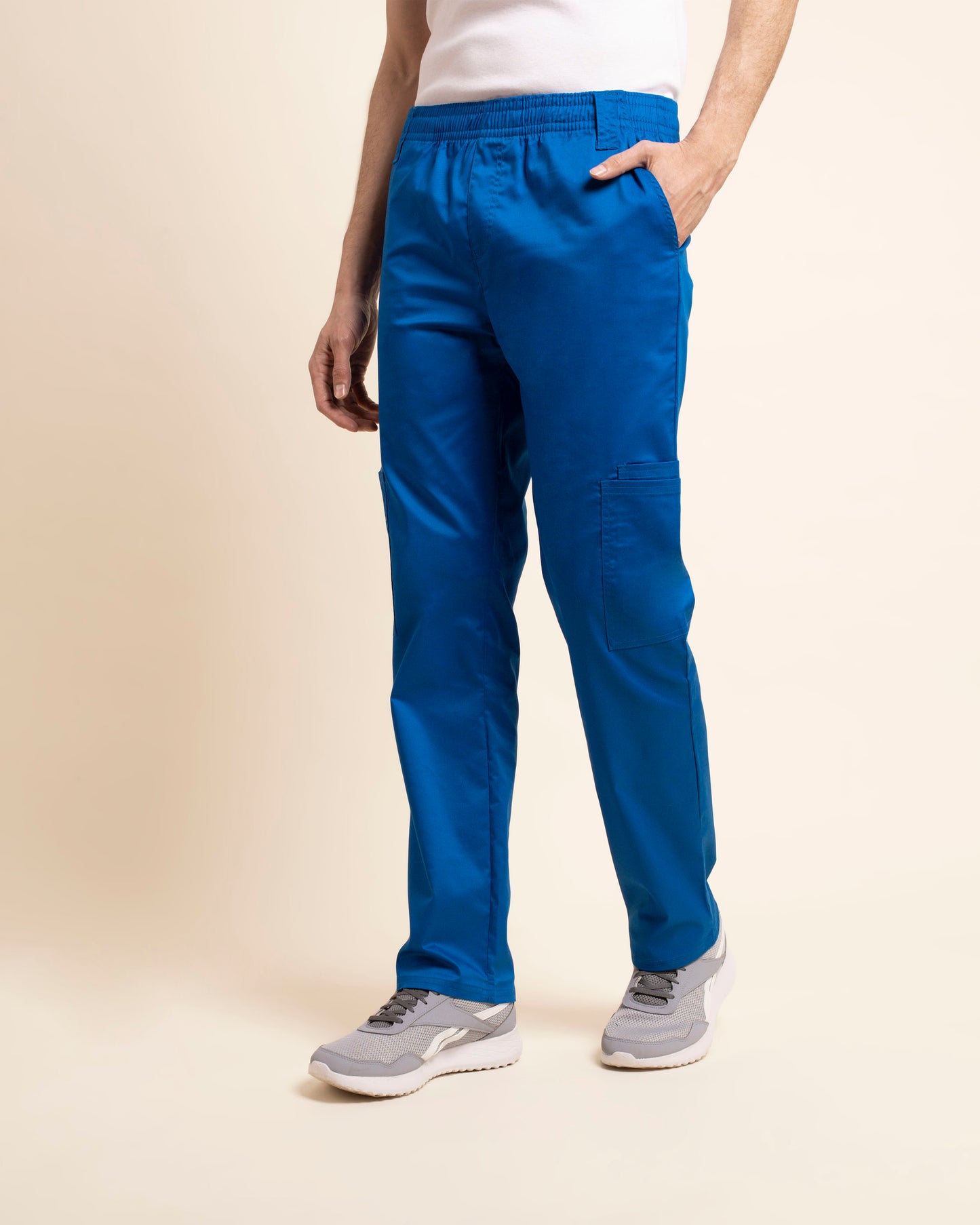 PANTALÓN HOMBRE WORK AZUL REY