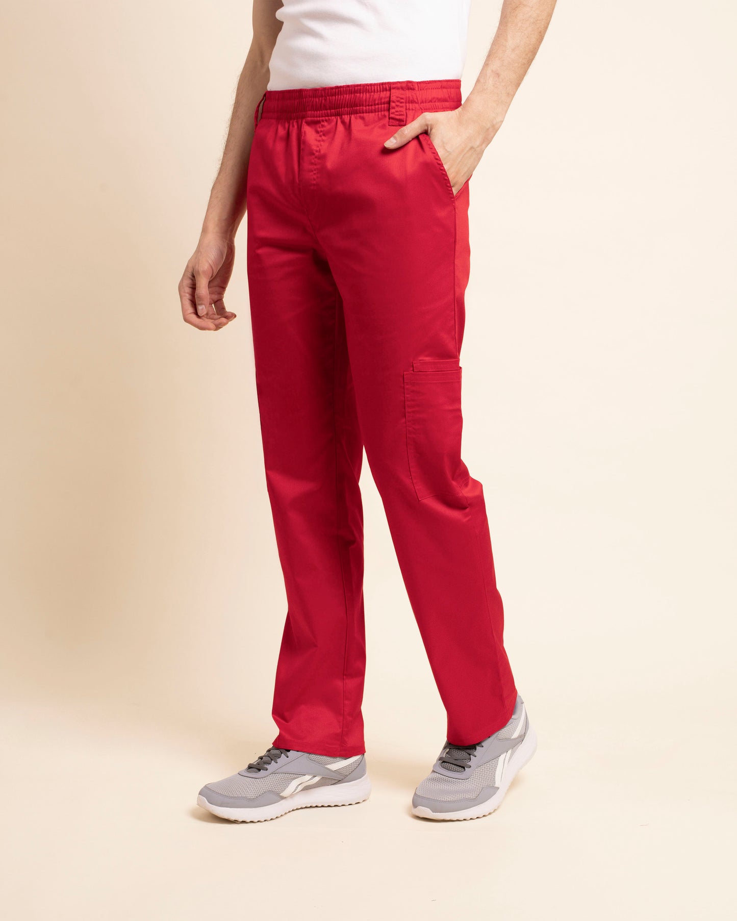 PANTALÓN HOMBRE WORK ROJO