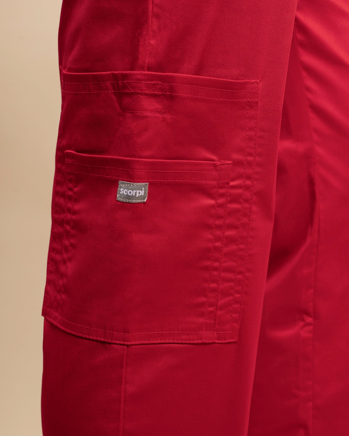 PANTALÓN HOMBRE WORK ROJO