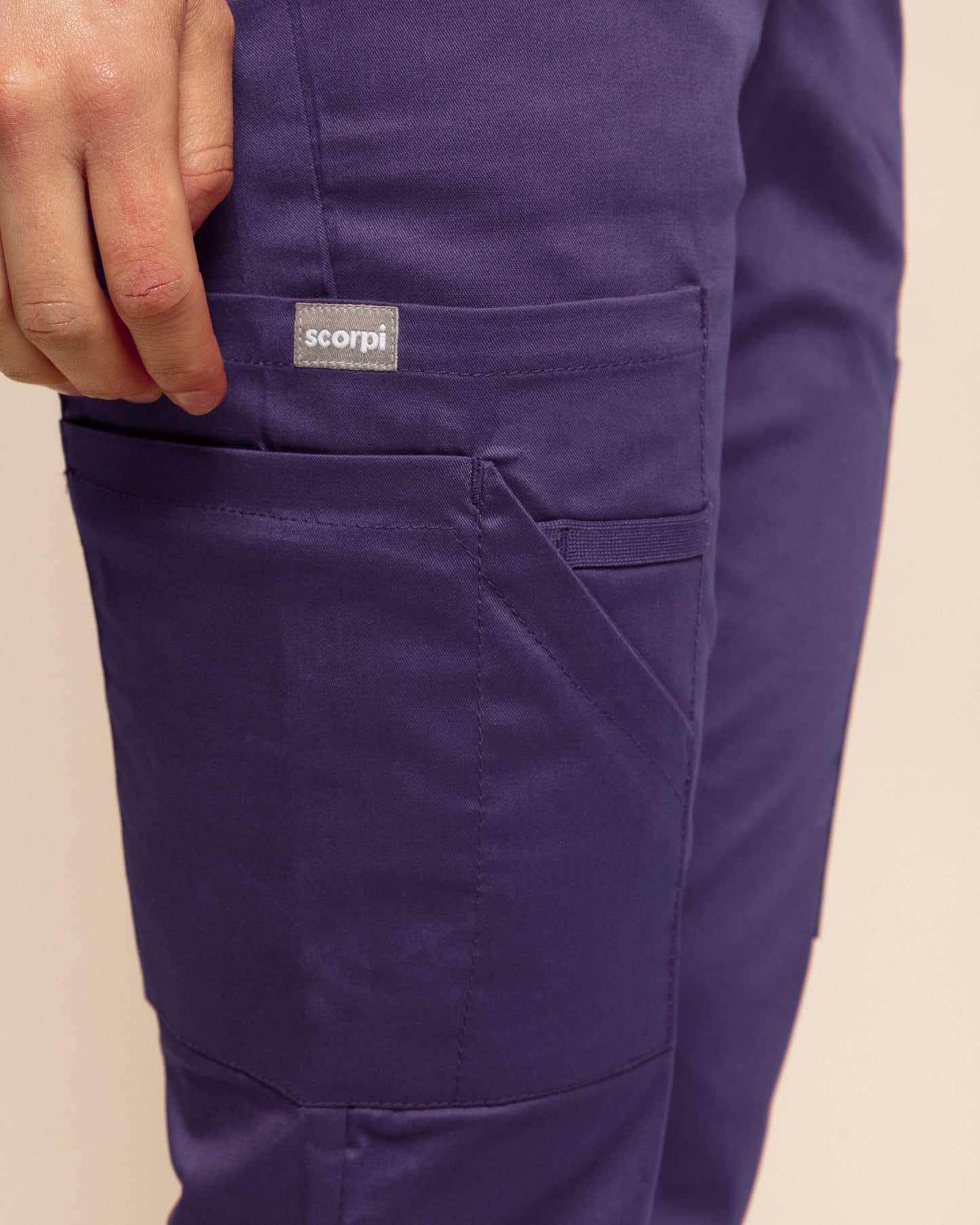 PANTALÓN MUJER WORK MORADO