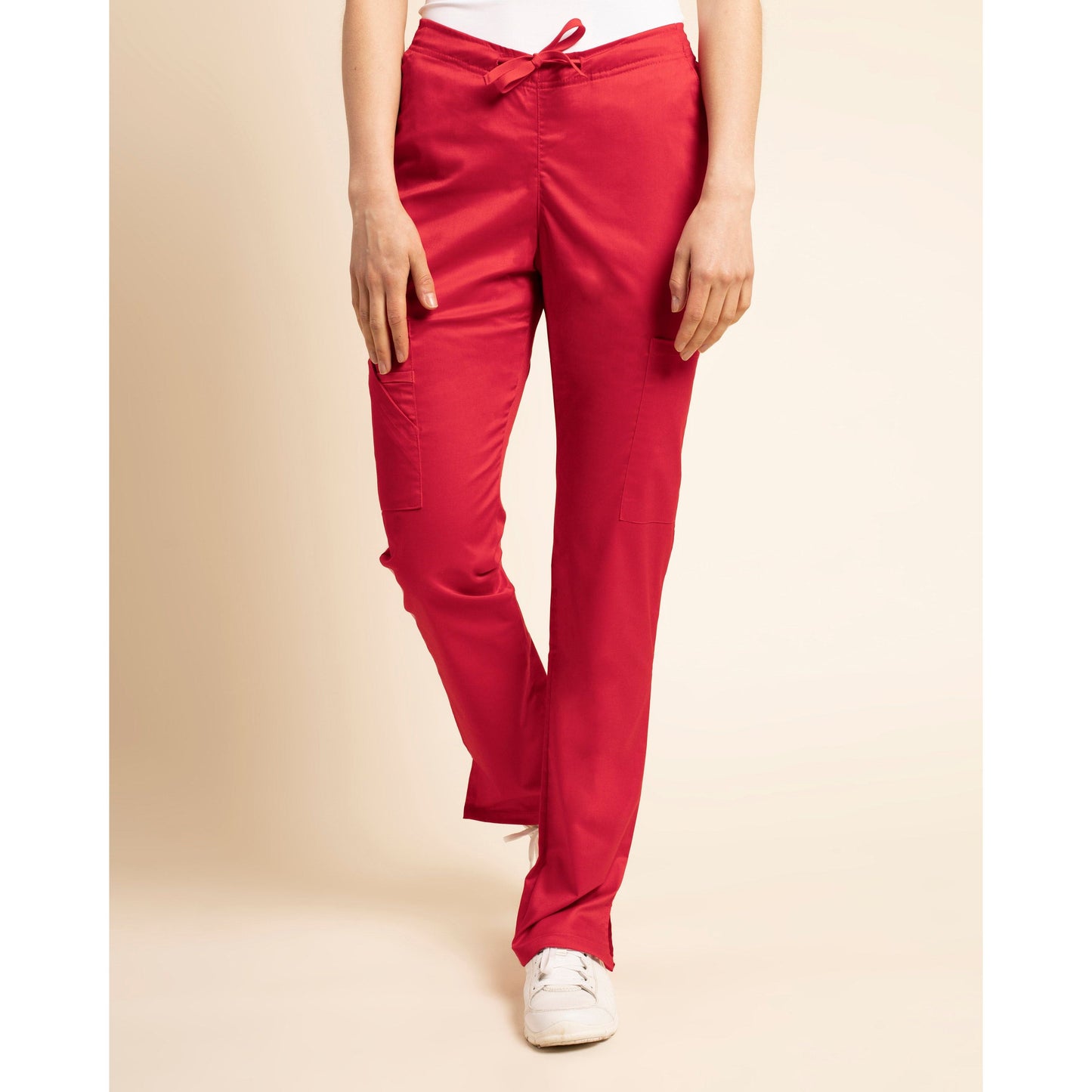 PANTALON MUJER WORK ROJO