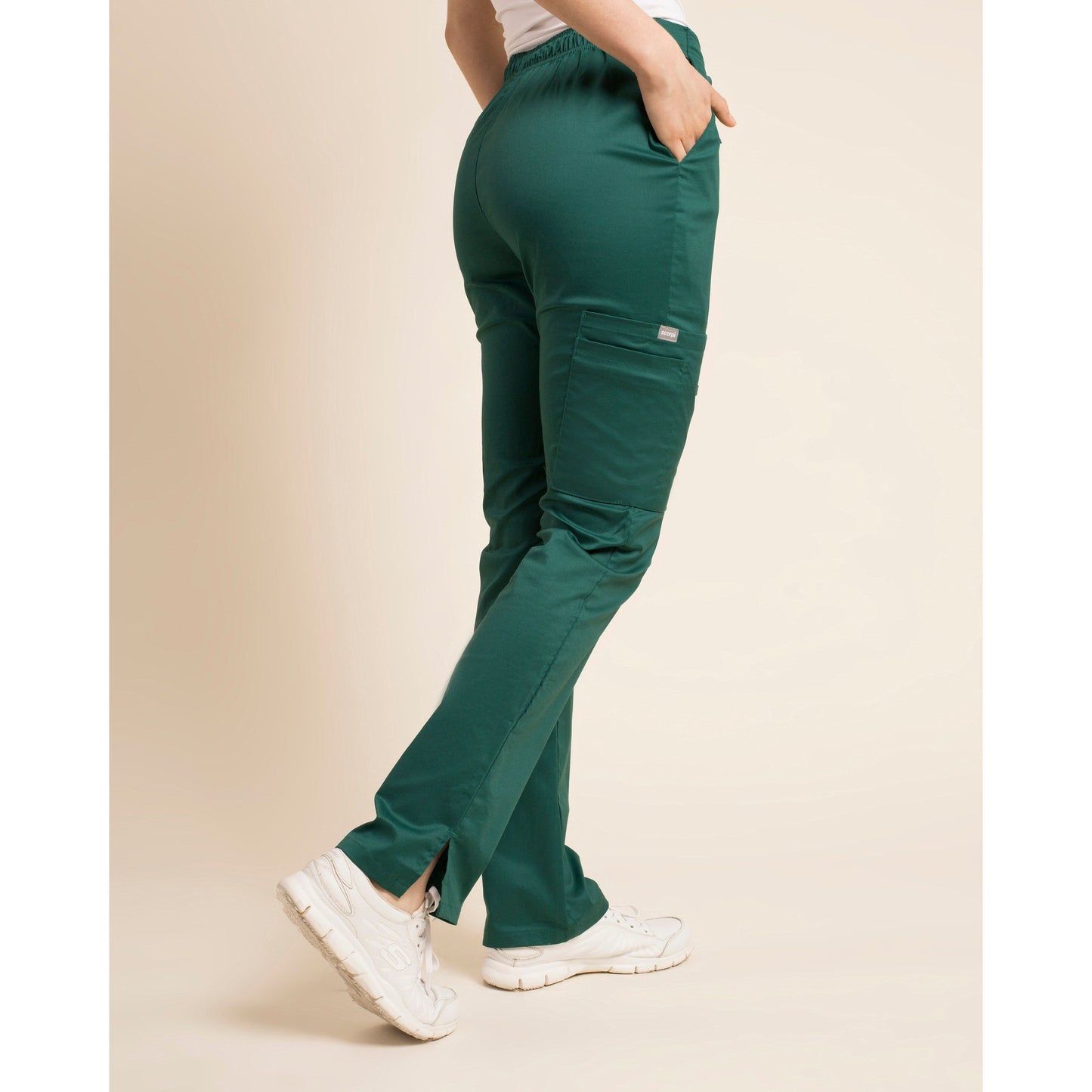 PANTALON MUJER WORK VERDE