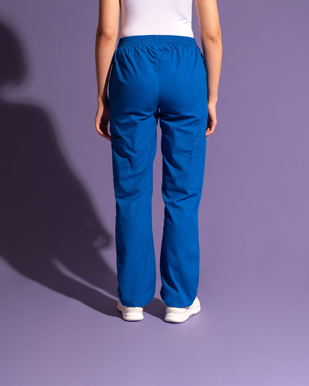 PANTALÓN MUJER BASIC AZUL REY