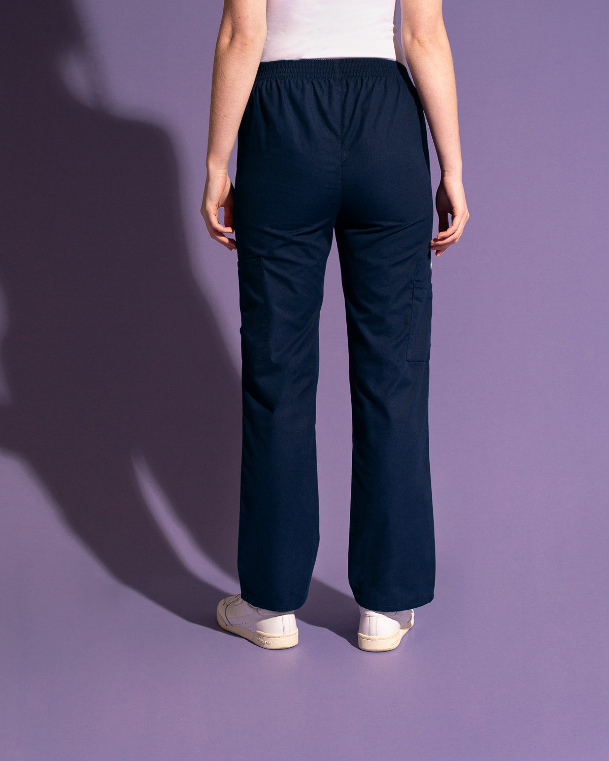 PANTALÓN MUJER BASIC MARINO