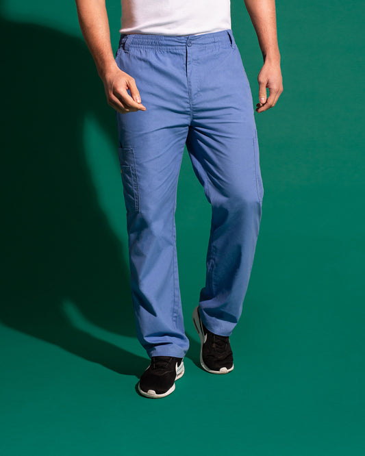 PANTALÓN HOMBRE BASIC CELESTE